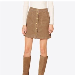 Tory Burch Sz 10 corduroy skirt
